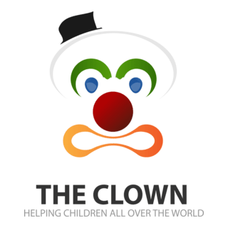The Clown Child Care Logo PNG Vector
