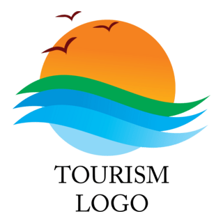 Tourism Sunrise Logo PNG Vector