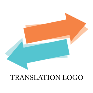 Translation Design Logo PNG Vector