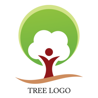 Tree Design Logo PNG Vector