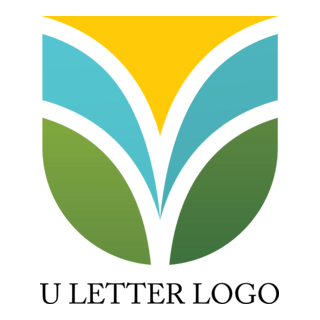 U Alphabet Design Logo PNG Vector