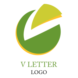 V Letter Alphabet Logo PNG Vector