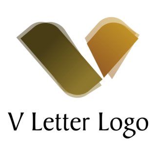 V Letter Alphabets Logo PNG Vector