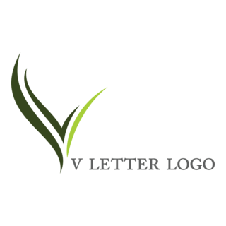 V Letter Design Logo PNG Vector