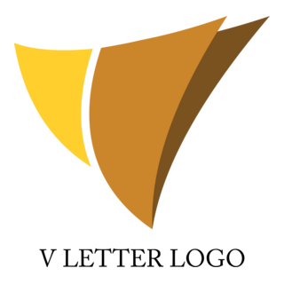 V Letter Design Logo PNG Vector