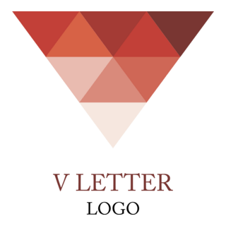 V Letter Diamond Inspiration Logo PNG Vector