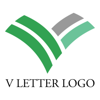 V Letter Logo PNG Vector