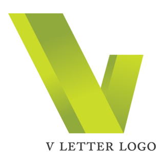 V Letter Logo PNG Vector