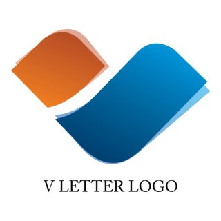 V Letter Logo PNG Vector