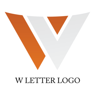 V W Letter Logo PNG Vector