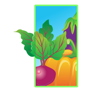 Vegetable Food Logo PNG Vector