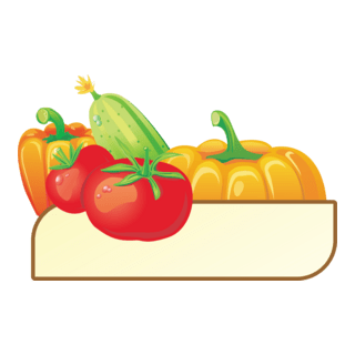 Vegetables Food Logo PNG Vector