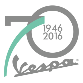 Vespa - 70º anniversary Logo PNG Vector