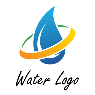 Water Art Logo PNG Vector