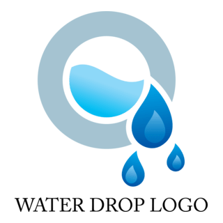 Water Drop Design Logo PNG Vector