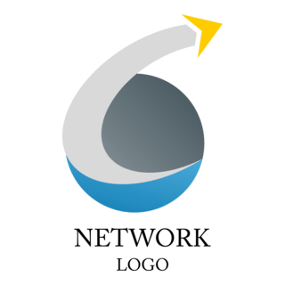 Web Network Globe Logo PNG Vector