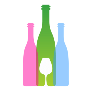 Wine Glass Logo PNG Vector
