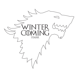 Winter is Coming - Stark Logo PNG Vector