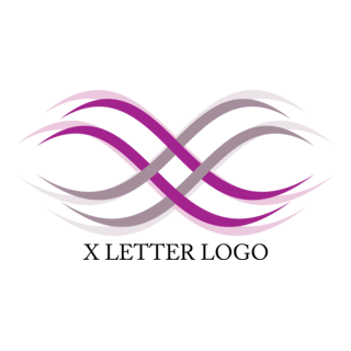 X Alphabet Design Logo PNG Vector