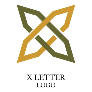 X Arrow Letter Logo PNG Vector