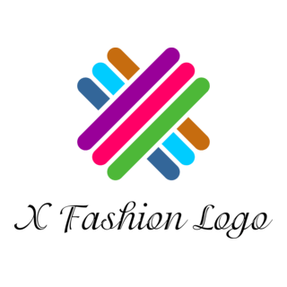 X Letter Alphabets Logo PNG Vector