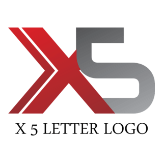 X5 Letter Logo PNG Vector