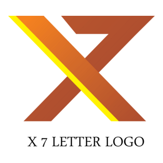 X7 Letter Logo PNG Vector