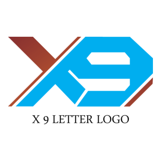X9 Letter Logo PNG Vector