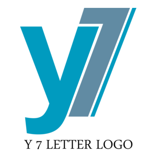 Y7 Letter Logo PNG Vector