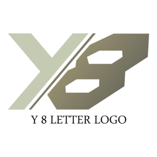 Y8 Letter Logo PNG Vector