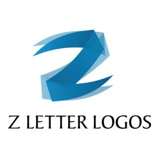 Z Letter Fashion Colorful Blue Logo PNG Vector