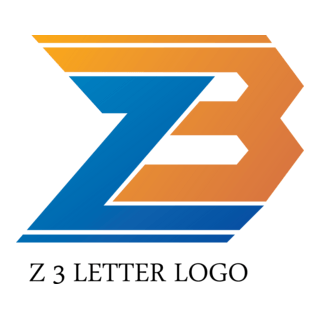 Z3 Letter Logo PNG Vector