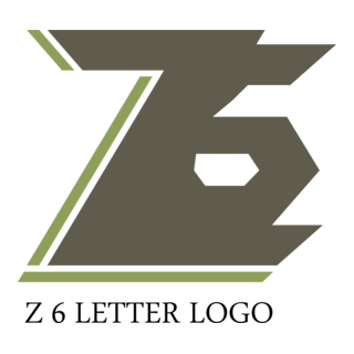 Z6 Letter Logo PNG Vector