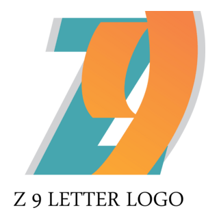 Z9 Letter Logo PNG Vector