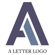 A Letter Logo PNG Vector