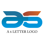 A6 Letter Design Logo PNG Vector