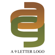 A9 Letter Design Logo PNG Vector