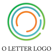 Alphabet O Design Logo PNG Vector