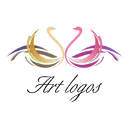 Art Birds Logo PNG Vector