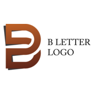 B D Letter Logo PNG Vector