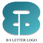 B8 Letter Logo PNG Vector