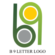 B9 Letter Logo PNG Vector