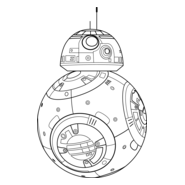 BB-8 Logo PNG Vector