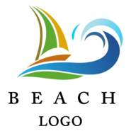 Beach Water Entertainment Logo PNG Vector