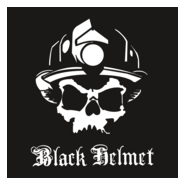 Black Helment Logo PNG Vector