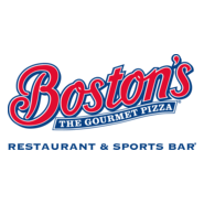 Bostons the Gourmet Pizza Logo PNG Vector