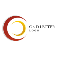 C D Letter Logo PNG Vector
