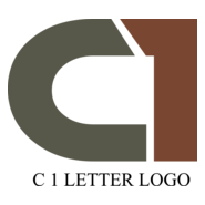 C1 Letter Logo PNG Vector