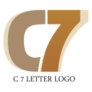 C7 Letter Logo PNG Vector