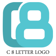 C8 Letter Logo PNG Vector